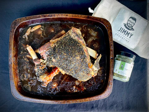Slow Roasted Lamb Leg “Chimichurri style” by Chef John McFadden