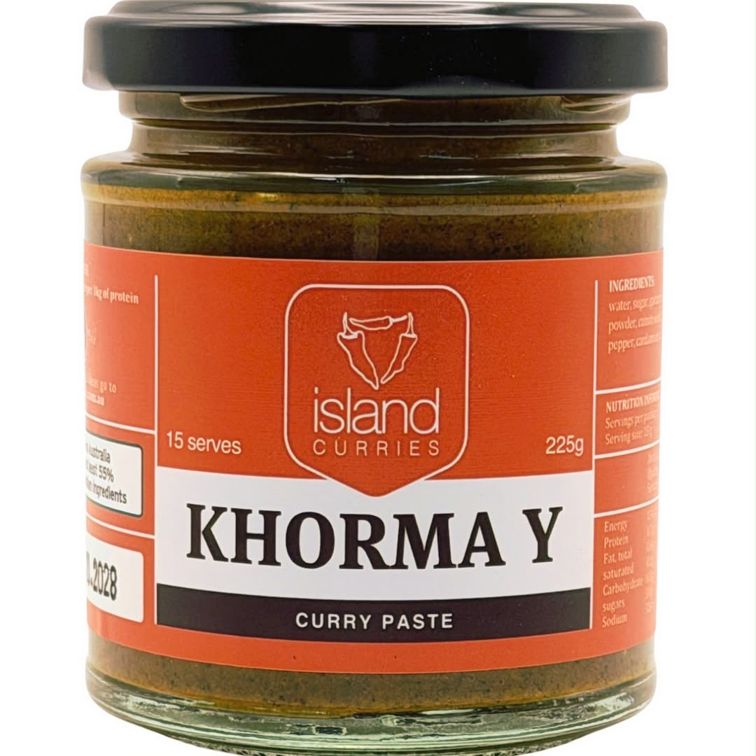 'Khorma Y' Curry Paste (lovely Turmeric colour) 225g